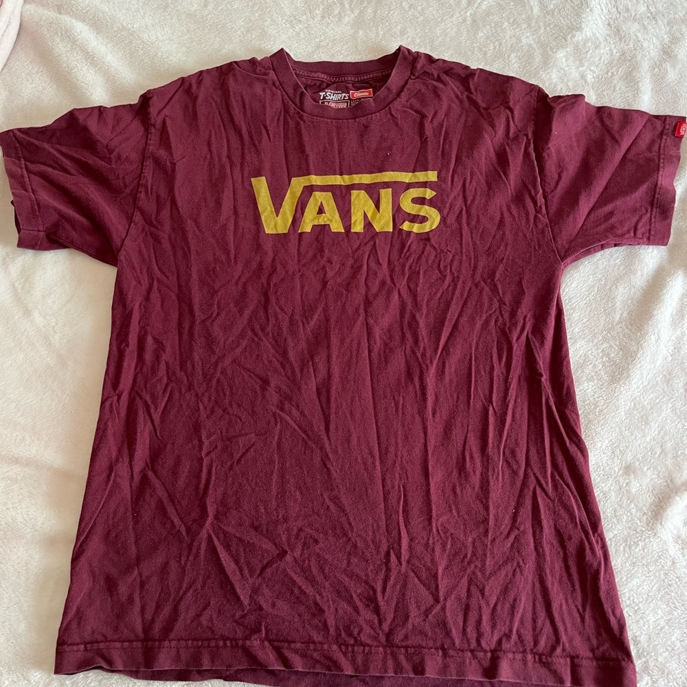 VANS Graphic Vintage TShirt Maroon